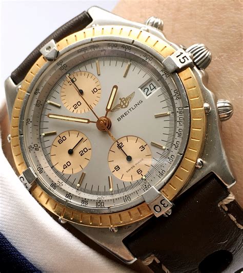 breitling chronomat automatic gold|Breitling Chronomat gold bezel.